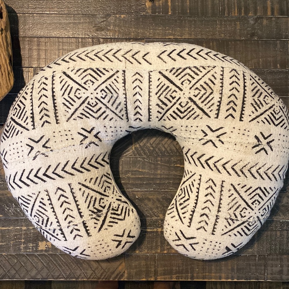 Hoppy Nursing Pillow with Ebb & Thread Modcloth cover